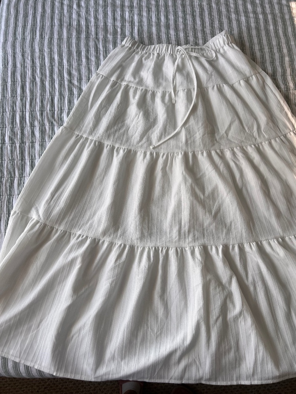 White long skirt